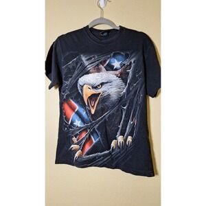 Spiral direct T shirt Eagle / skull/ gothic /rock / metal ‎ Small
